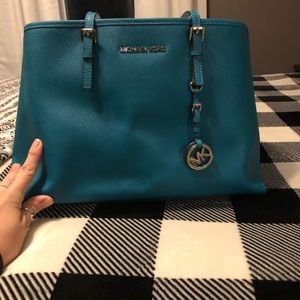 Michael Kors Teal shoulder bag